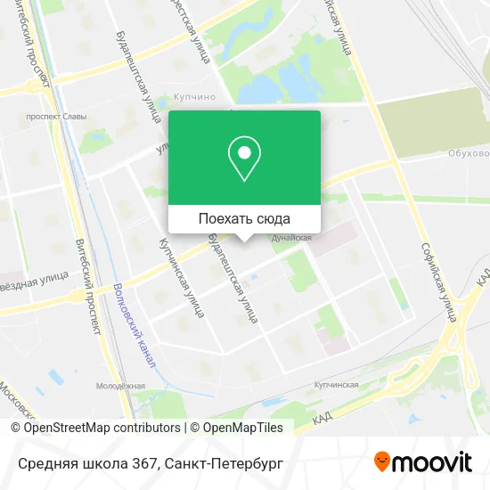 Карта Средняя школа 367