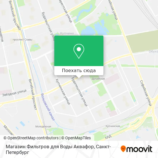 Карта Магазин Фильтров для Воды Аквафор