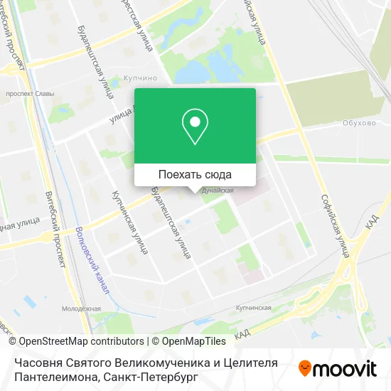 Карта Часовня Святого Великомученика и Целителя Пантелеимона