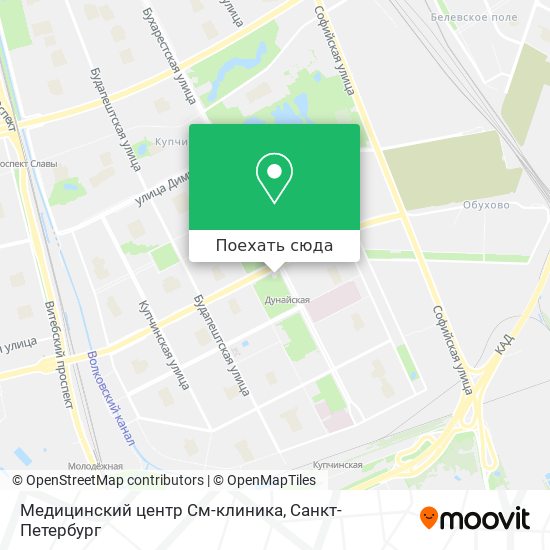Карта Медицинский центр См-клиника