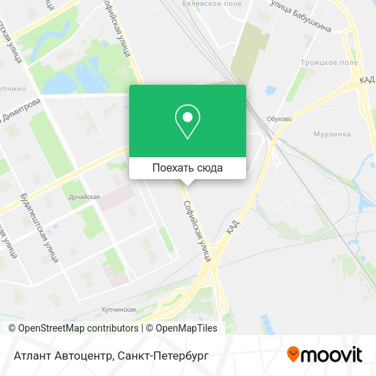 Карта Атлант Автоцентр