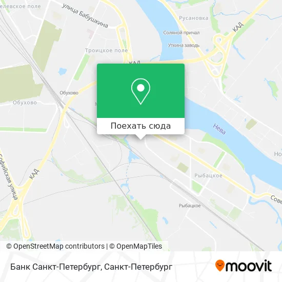 Карта Банк Санкт-Петербург