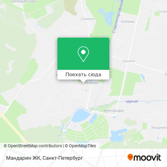 Карта Мандарин ЖК