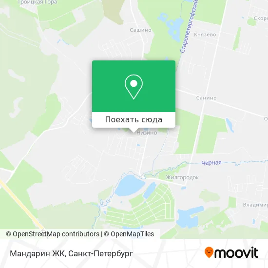 Карта Мандарин ЖК