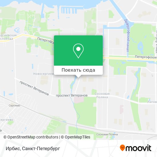 Карта Ирбис