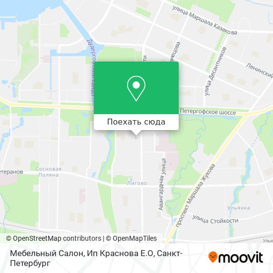 Карта Мебельный Салон, Ип Краснова Е.О