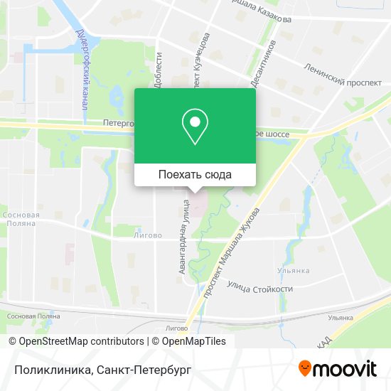 Карта Поликлиника
