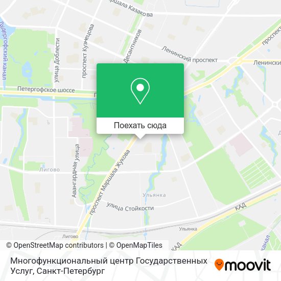 Карта Многофункциональный центр Государственных Услуг