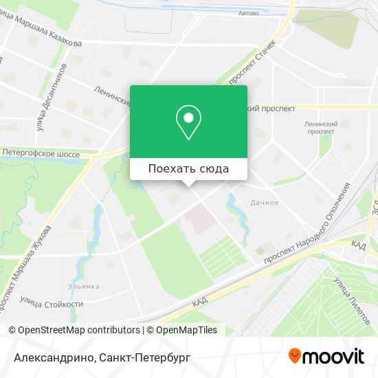 Парк александрино санкт петербург карта
