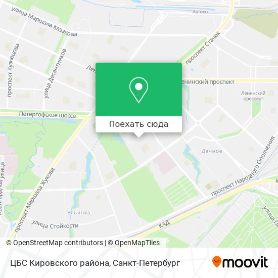 Карта ЦБС Кировского района