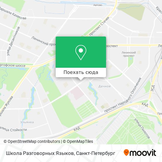 Карта Школа Разговорных Языков