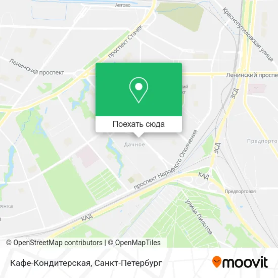 Карта Кафе-Кондитерская