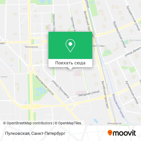 Карта Пулковская
