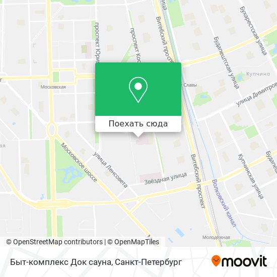 Карта Быт-комплекс Док сауна