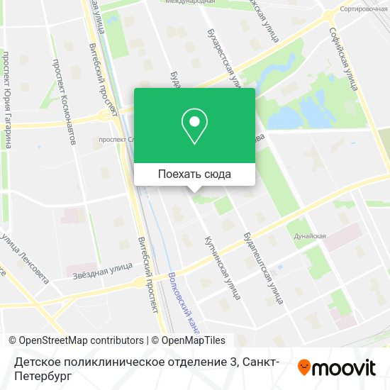 Карта Детское поликлиническое отделение 3