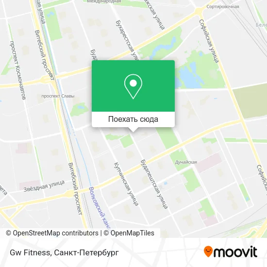 Карта Gw Fitness