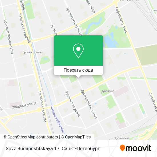 Карта Spvz Budapeshtskaya 17