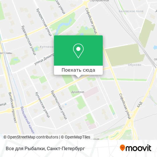 Карта Все для Рыбалки