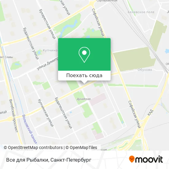 Карта Все для Рыбалки