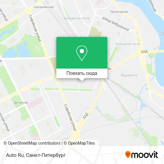 Карта Auto Ru