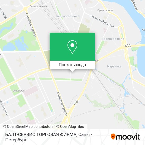 Карта БАЛТ-СЕРВИС ТОРГОВАЯ ФИРМА