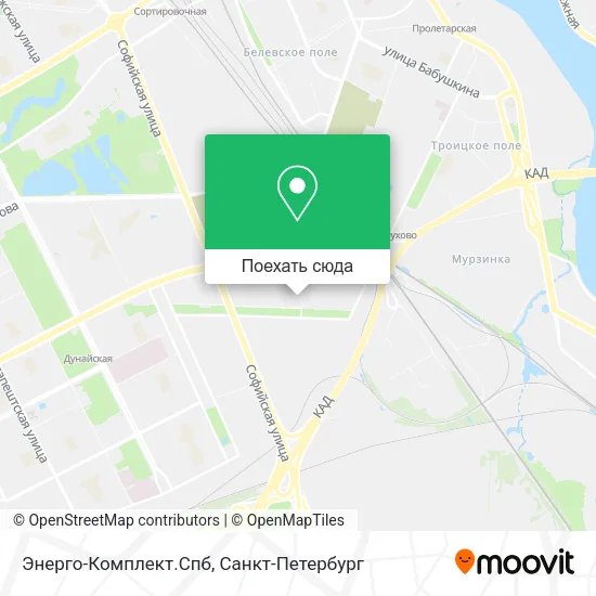 Карта Энерго-Комплект.Спб