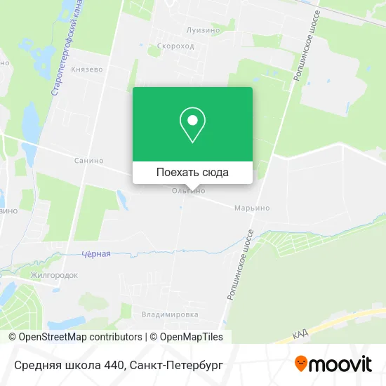 Карта Средняя школа 440