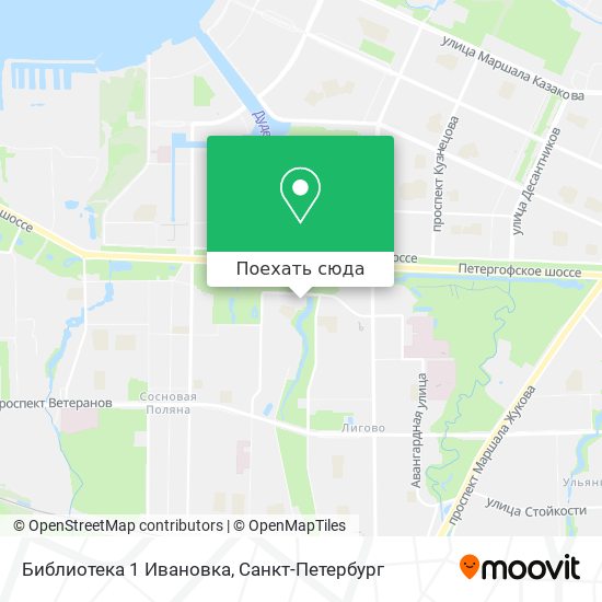 Карта Библиотека 1 Ивановка