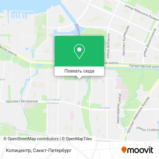 Карта Копицентр
