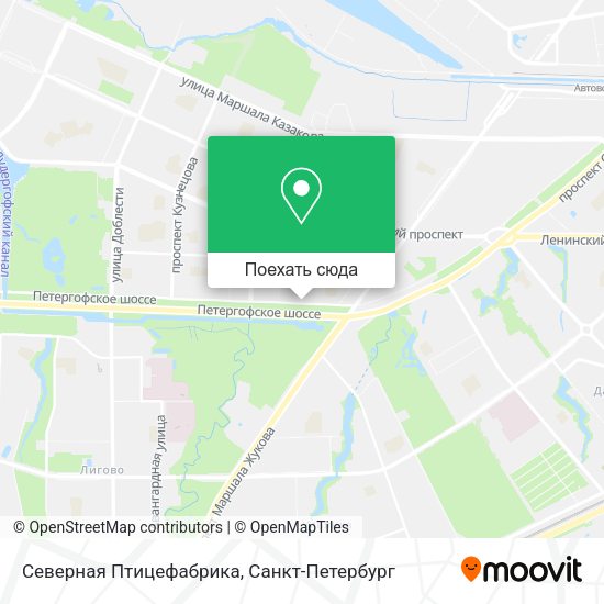 Карта Северная Птицефабрика