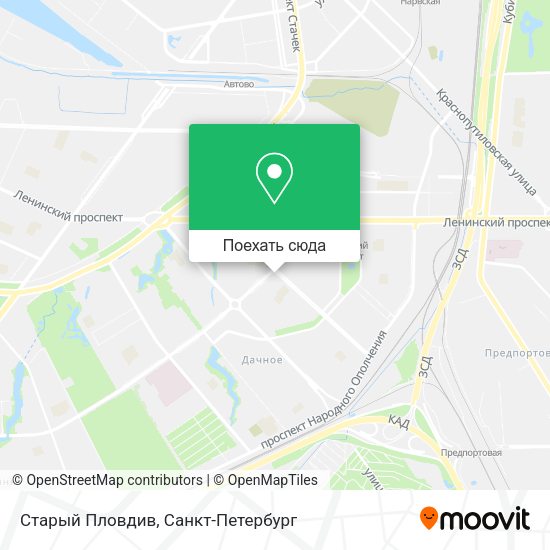 Карта Старый Пловдив