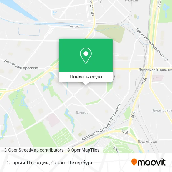 Карта Старый Пловдив