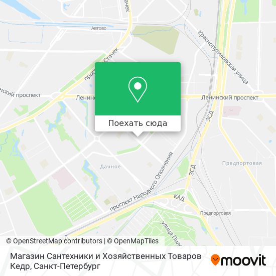 Карта Магазин Сантехники и Хозяйственных Товаров Кедр