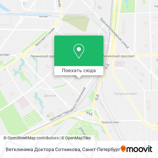 Карта Ветклиника Доктора Сотникова