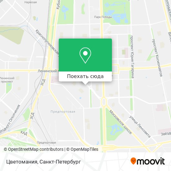 Карта Цветомания