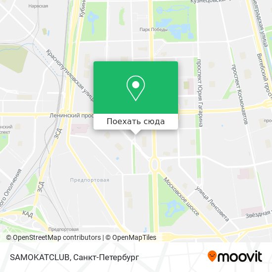 Карта SAMOKATCLUB