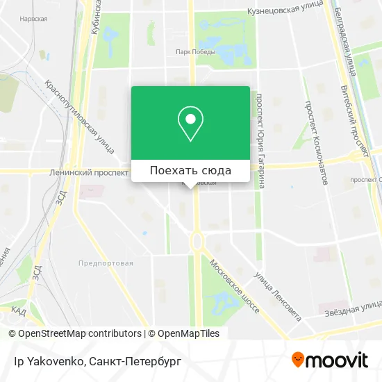 Карта Ip Yakovenko