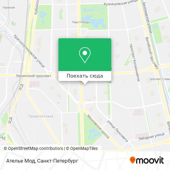 Карта Ателье Мод
