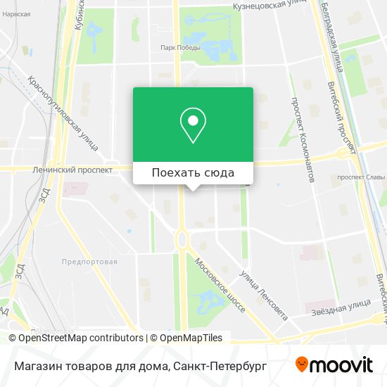 Карта Магазин товаров для дома