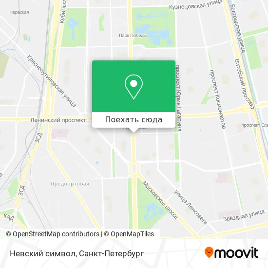 Карта Невский символ