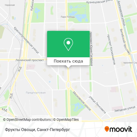 Карта Фрукты Овощи
