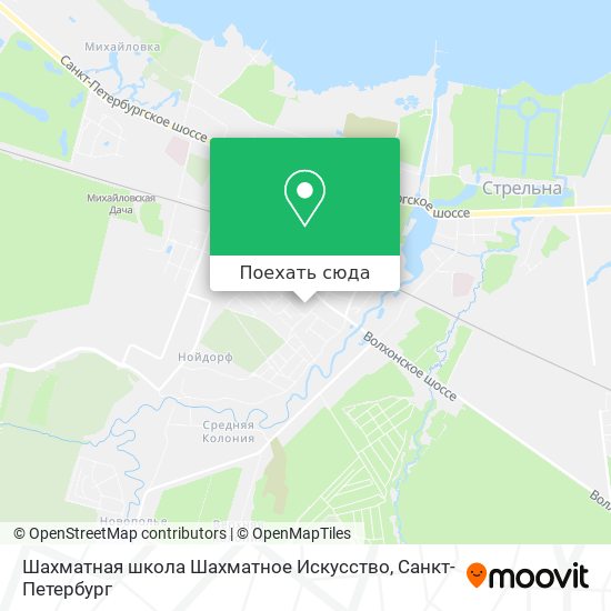 Карта Шахматная школа Шахматное Искусство