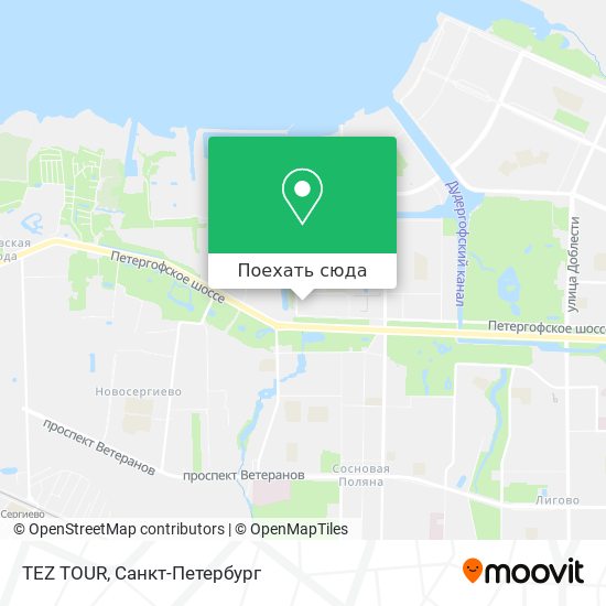 Карта TEZ TOUR