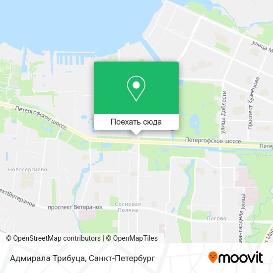 Карта Адмирала Трибуца