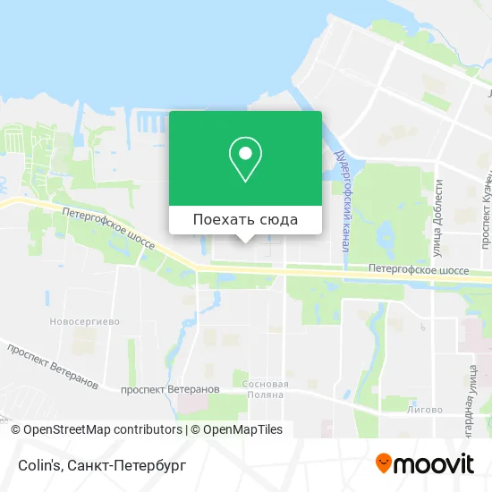 Карта Colin's
