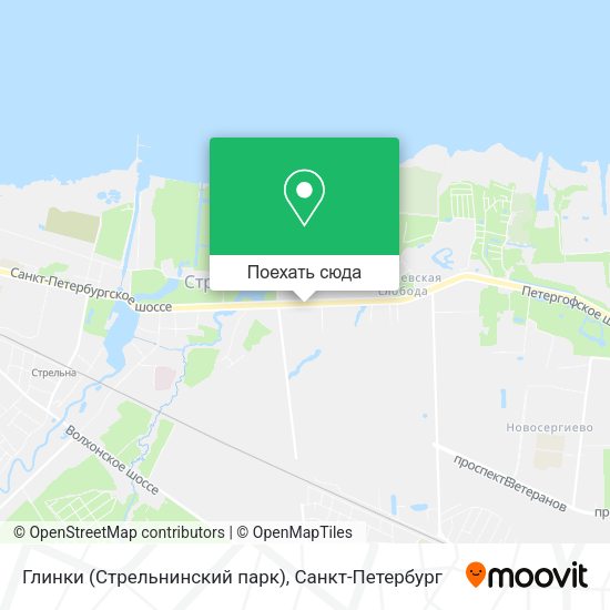 Карта Глинки (Стрельнинский парк)