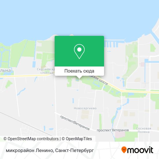 Карта микрорайон Ленино
