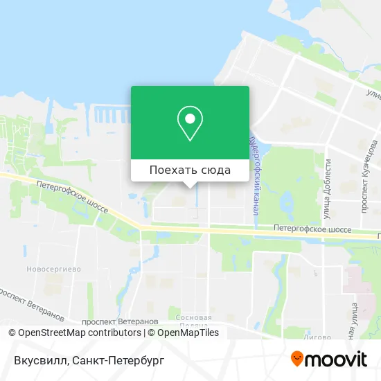 Карта Вкусвилл