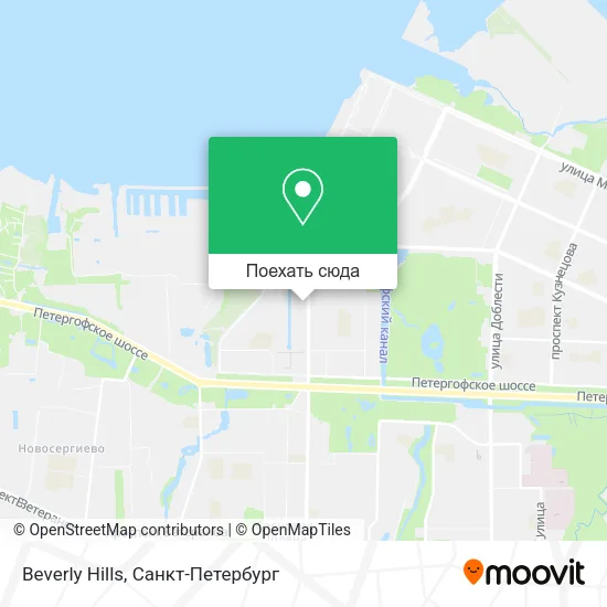 Карта Beverly Hills
