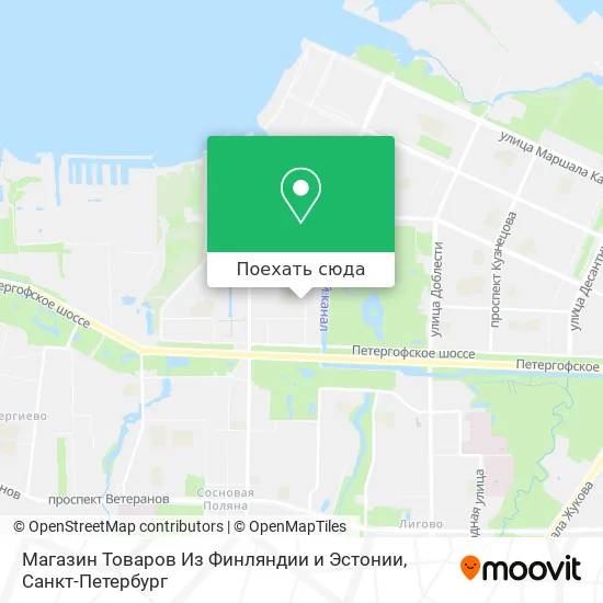 Карта Магазин Товаров Из Финляндии и Эстонии